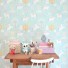 Majvillan-original swedish wallpaper-true unicorns turquoise-9898