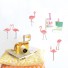 Mim'ilou-mini muursticker flamingos-flamants rises-8481