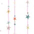 Mim'ilou-muursticker sterrenslinger fluo-fils d'étoiles rose fluo-6521