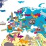 Mim'ilou-muursticker wereldkaart-wereldkaart-7131