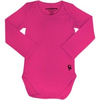 body bébé fuchsia manches longues