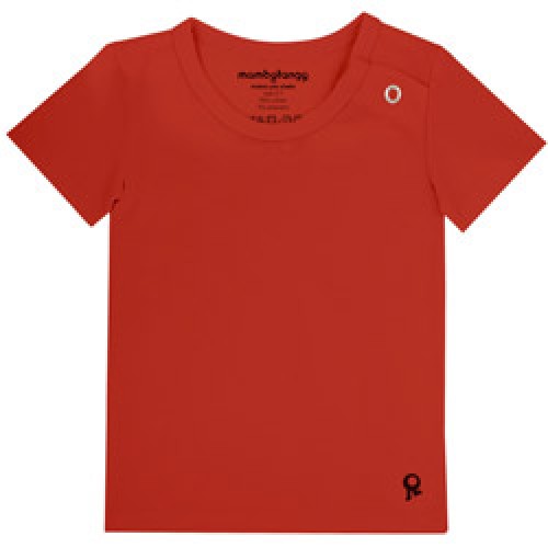 Mambo Tango-rode baby t shirt met korte mouw-rood 74-4385