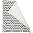 Nobodinoz-plaid Copenhagen mini 70 x 80-zig zag zwart mini-8073
