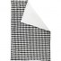 Nobodinoz-plaid Copenhagen small 100 x 145-diamant zwart small-8076