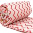 prachtige stootrand voor ledikant-zig zag roze-7234 Nobodinoz-prachtige stootrand voor ledikant-zig zag roze-7234