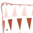 Nobodinoz-schattig kussentje joe 19 x 19 cm-pink terracota triangles-7596