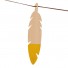 Nobodinoz-wooden feather garland-pink yellow green-9743