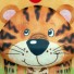 Okiedog-beestige 3D koffer-tijger-5999