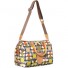 Orla Kiely-UITVERKOCHT stijlvolle handtas square flower-sparrow bag stone-3997