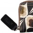 Orla Kiely-matt laminated small zip wallet Sycamore Seed-Sycamore multi-10032