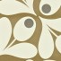 Orla Kiely-orla kiely behang acorn spot-acorn spot brown pepper-5374