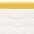 Orla Kiely-stijlvolle witte keramische slakom - medium-raised stem yellow-5856