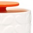Orla Kiely-stijlvolle witte voorraadpot 1 liter-raised stem orange-5849