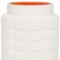 Orla Kiely-stijlvolle witte vaas stem laag-low wide stem orange-5712