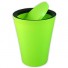Qualy-flip bin container mini-groen zwart-4827
