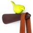 Qualy-speels vogel kapstokhaakje-bruin groen-9258