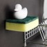 Qualy-leuke sponshouder met sponsje-sponge duck wit-9580