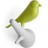 Qualy-speelse vogel kapstokhaakjes-wit groen-3580