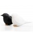 Qualy-originele vogel zout en peper vaatjes-zwart wit-9579