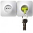 Qualy-sleutelhanger unplug-groen-5685