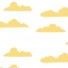 Roomblush-roomblush wallpaper sweet clouds-sweet clouds yellow-9757