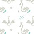 Roomblush-roomblush behangpapier swans-swans grey-9762