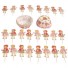 Rex-feestelijke papieren cake vormpjes-dress up dolly-6508