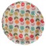 Rex-set van 8 kartonnen bordjes-mid century poppy-7943