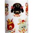 RJB Stone-retro drinkfles animal faces-animal faces-7503