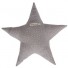 RJB Stone-schattig ster kussentje 32 x 32 cm-ster grijs-9398