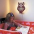 Roommate-sfeervolle wandverlichting uil-owl bruin-4730