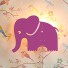 Roommate-sfeervolle wandverlichting olifant-olifant roze-6714