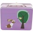 Sebra-kleurrijke blikken lunchbox forest-bambi konijn paars-5074