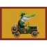 Scratch Europe-grande carte de voeux Leo Timmers-krokodil jeep-2140