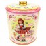 Wu and Wu-prachtige ronde retro tinnen opbergdoos-cotton candy cookie-4063