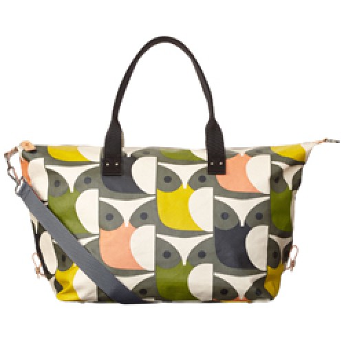 stijlvolle weekendtas big owl-big owl multi-8532 Orla Kiely-stijlvolle weekendtas big owl-big owl multi-8532