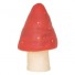 Heico-lampe veilleuse champignon pointu-paddestoel punthoed rood-373